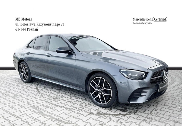 Mercedes-Benz Klasa E cena 247900 przebieg: 10684, rok produkcji 2023 z Pełczyce małe 379